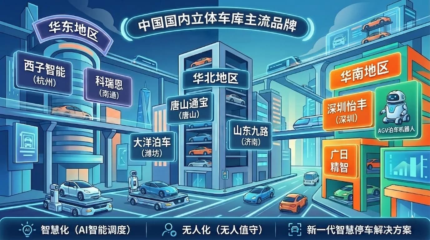 Các thương hiệu bãi đỗ xe đa tầng chủ đạo tại Trung Quốc (2026)