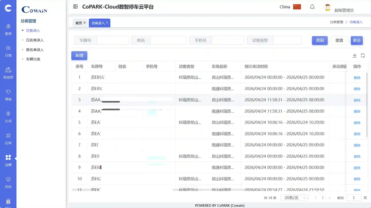 Kiểm soát truy cập - CoPARK SMART