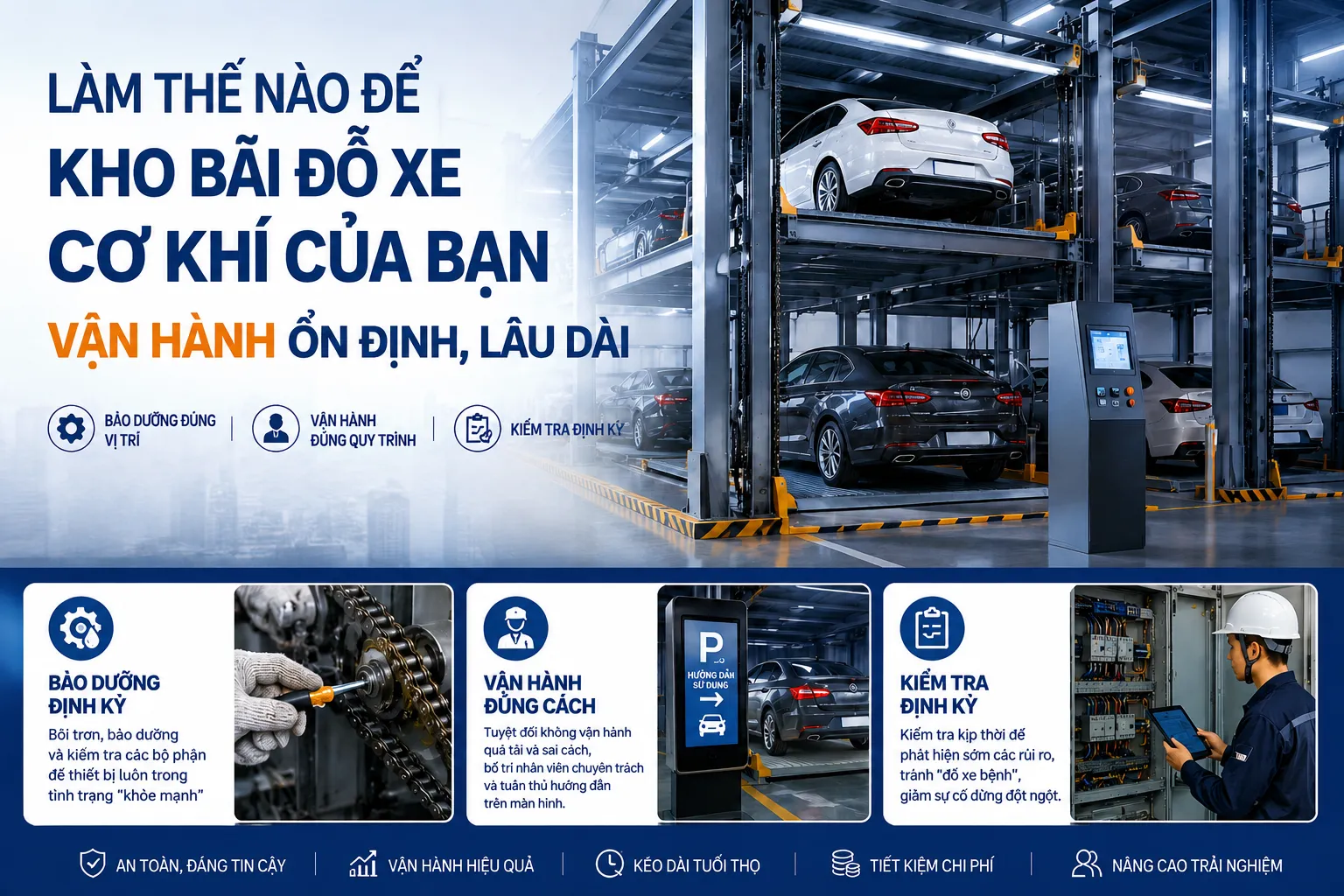 Làm thế nào để gara cơ khí của bạn hoạt động bền bỉ và ổn định hơn