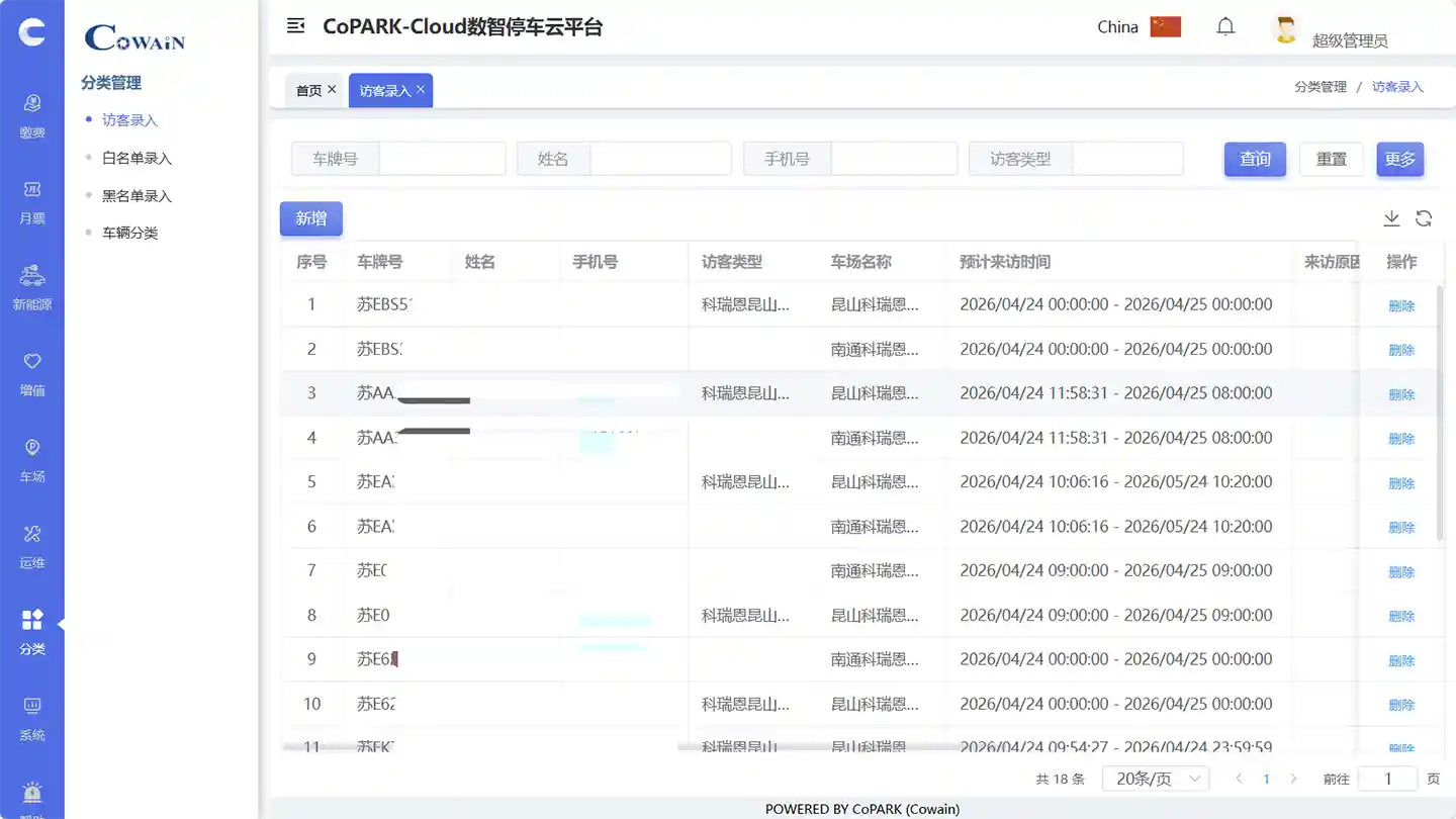 Kiểm soát truy cập - CoPARK SMART